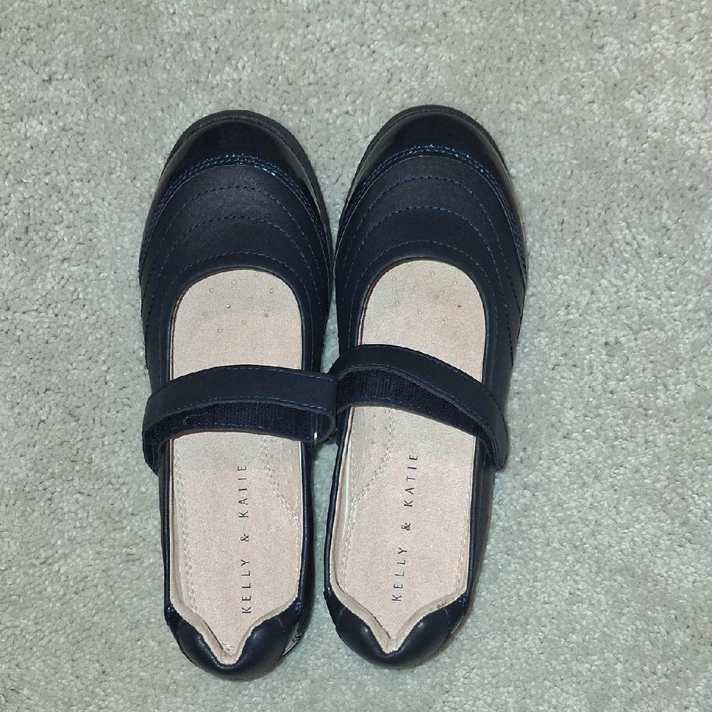 Kelly & Katie Kids Blue Mary Jane Shoes
